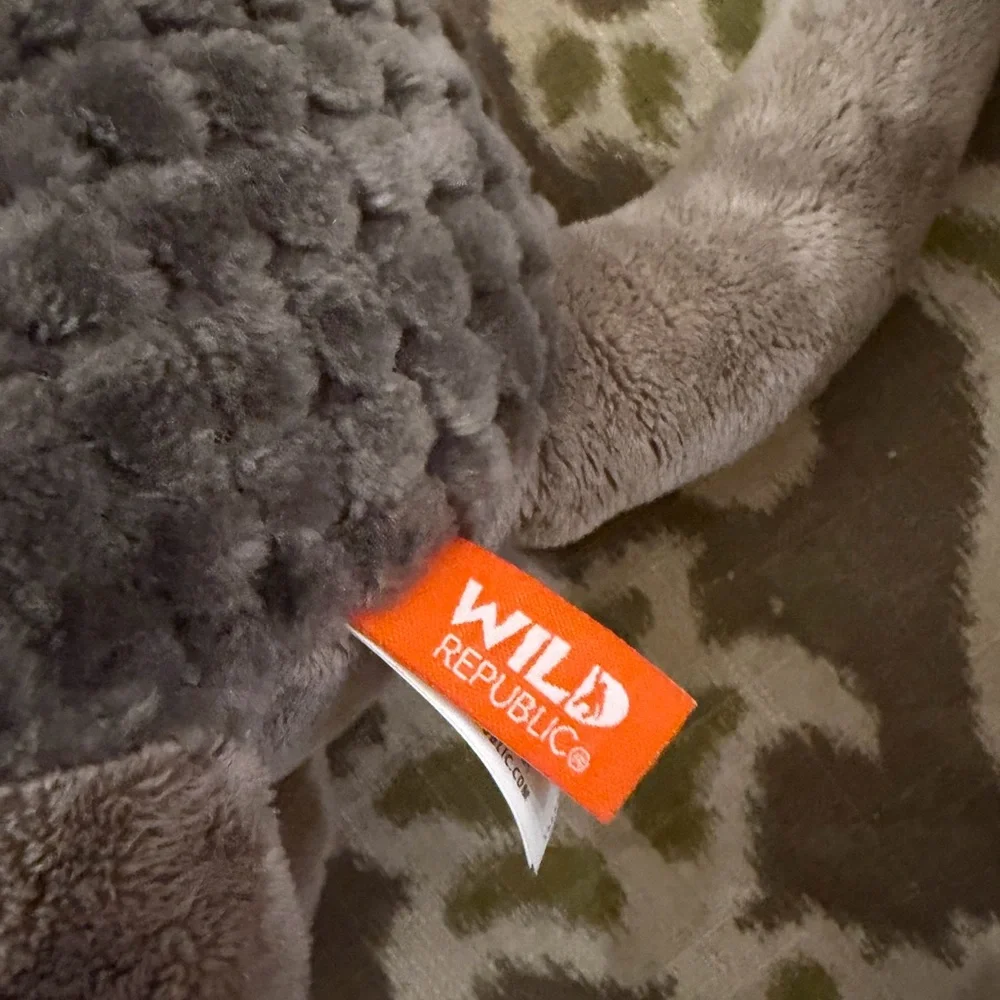 Plush Armadillo Toy - Wild republic 12” Gray